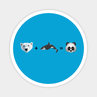 Polar Bear + Orca = Porca Magnet